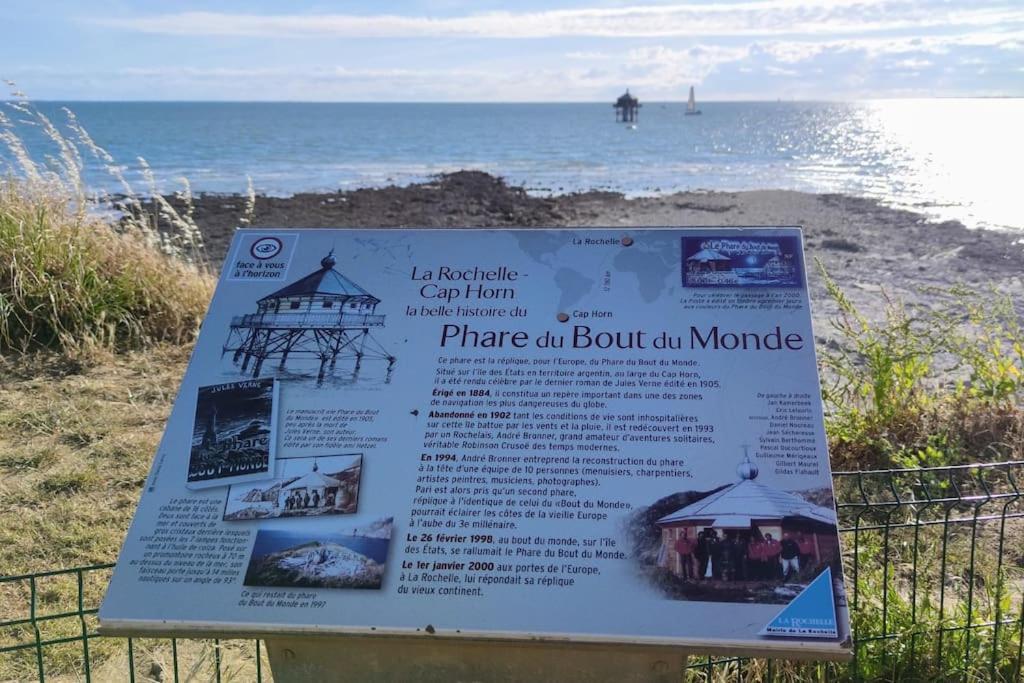 Joli Studio Pres De La Mer Avec Exterieur La Rochelle  Esterno foto